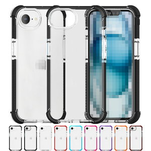 iPhone16e �N���A �P�[�X �ϏՌ� �J�o�[ TPU+�v���X�`�b�N ���� �p �ی� �R�[�i�[�o���p�[ Apple �A�b�v�� �A�C�t�H�� 16e �������� ������� �X�}�[�g�t�H���P�[�X/�J�o�[