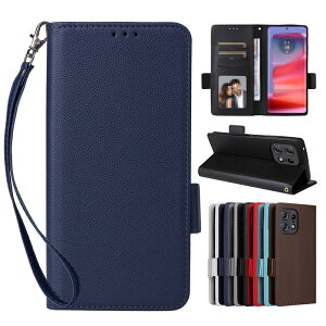 Motorola Edge 50 Pro / 50S Pro �P�[�X �蒠�^ �J�o�[ �R �X�g���b�v�t�� PU���U�[ �蒠�^���U�[�P�[�X �X�^���h�@�\ �J�[�h���[ ���g���[�� �G�b�W 50 �v�� �A���h���C�h �������� ������� �X�}�t�H 