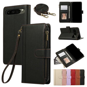 Pixel9 �P�[�X Pixel9 Pro / Pixel 9 Pro XL �X�}�z�V�����_�[ �J�o�[ �蒠�^ PU���U�[ �n���h�X�g���b�v�t�� �J�[�h���[ �X�g���b�v �����h�~ �V�����_�[ ���|���x���g�t�� �X�^���h�@�\ �G���K���g Go