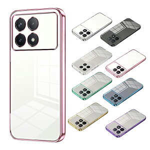 POCO F6 Pro NAP[X ϏՌJo[ Jی삠 NA wʓ 킢 bL TPU \tgP[X Xgbvz[t  VI~ Xiaomi POCO F6 v   X}[gt