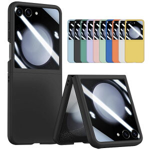 Galaxy Z Flip6 ϏՌ P[X Jo[ ܂肽݌^ vX`bN n[hP[X+TufBXvCtیtB KXt Samsung TX MNV[ Z tbv6 AhCh 