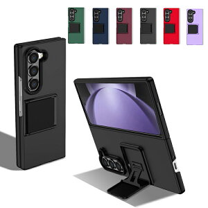 Galaxy Z Fold6 ケース カバー 耐衝撃 折りたたみ型 プラスチック ハードケース スタンド機能 シンプル Samsung サムスン ギャラクシー Z フォールド6 保護ケース アンドロイド スマートフォン/スマ
