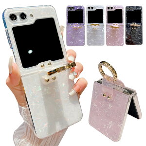 Galaxy Z Flip6 P[X / Jo[ ܂肽݌^ Lk͗l CXg[ ̌^Ot Samsung MNV[ Z tbv6 AhCh  LL    X}[gt