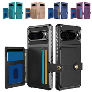 Pixel9 �P�[�X Pixel 9 Pro / Pixel 9 Pro XL �J�����ی삠�� �J�o�[ PU���U�[�P�[�X �}�O�l�b�g���ԍڃz���_�[�X�}�z�P�[�X �J�[�h���[ �V���v�� �ϏՌ� �w�ʃP�[�X �X�g���b�v�� Google �O�[�O�� �s�N