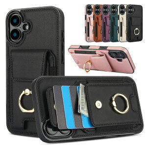 iPhone16 P[X Jo[ PUU[ wʃP[X ̌^X}zOt X^h@\ J[h[  킢 fB[X Apple iPhone 16 Plus/16 Pro/16 Pro Max Abv ACtH16/16vX/16v