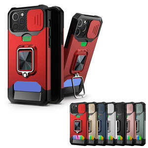 iPhone16 �P�[�X �X���C�h���J���������Y�J�o�[�t�� �����Y�ی� �J�o�[ TPU �\�t�g�P�[�X �X�^���h�@�\ �J�[�h���[ ���� ������ ���킢��������� Apple iPhone 16 Plus/16 Pro/16 Pro Max �A�b�v�� �A�C