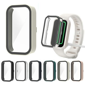 Xiaomi Smart Band 9 Active �P�[�X �J�o�[ �����K���X�K���X�t�B�����t�� �S�ʕی� �t���ی�P�[�X �V���I�~ �X�}�[�g �o���h9 �A�N�e�B�u �P�F/�N���A �t�B������� �n�[�h�P�[�X �V���I�~�[