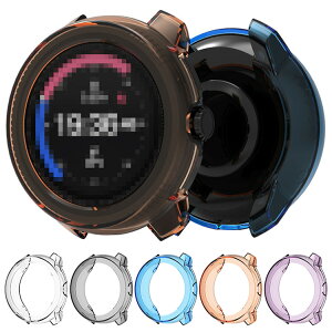 SUUNTO RACE �N���A�P�[�X RACE S �J�o�[ �N���A ���� �\�t�g TPU �v���e�N�^�[�J�o�[ �ی�P�[�X/�J�o�[ �ϏՌ��P�[�X/�J�o�[ �\�t�g�P�[�X �X���g ���[�X 49mm / ���[�Xs 45mm