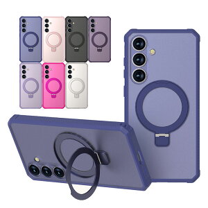 Galaxy S24FE �P�[�X �ϏՌ� �J�o�[ 2�d�\�� ��̌^�X�}�z�����O�t�� Qi�[�d ���C�����X�[�d �Ή� �X�^���h�@�\ �X�g���b�v�z�[���t�� Samsung �T���X�� �M�����N�V�[ S24 FE �������� ������� �X�}
