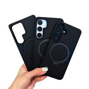 Galaxy S25 �P�[�X �ϏՌ� S25+ S25 Ultra �J�o�[ Qi�[�d ���C�����X�[�d �Ή� �V���v�� �J�[�{���� �w�ʃP�[�X �X�^���h�@�\ �����O�t�� Samsung �T���X�� �M�����N�V�[ S25/S25 �v���X/S25 �E���g�� �A��