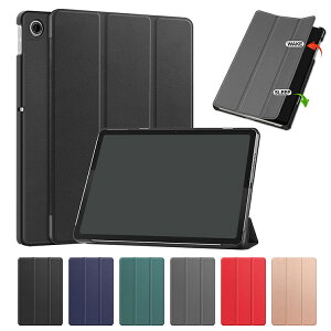 Lenovo Tab ZAEH0063JP �P�[�X 2025���f�� �I�[�g�X���[�v �@�\�t�� 10.1�C���` �蒠�^ �J�o�[ PU���U�[ �X�^���h�@�\ ���m�{ �^�u �Ռ��z�� �V���v�� ������� �蒠�^PU���U�[�P�[�X/�J�o�[ �^�u���b