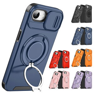 iPhone17e / iPhone16e �P�[�X �ϏՌ� �J�o�[ �}�O�l�b�g���ԍڃz���_�Ή� �X���C�h���J���������Y�J�o�[�t�� �����Y�ی� �X�^���h�@�\ �����O�t�� 2�d�\�� Apple �A�b�v�� �A�C�t�H�� 17e / 16e ����