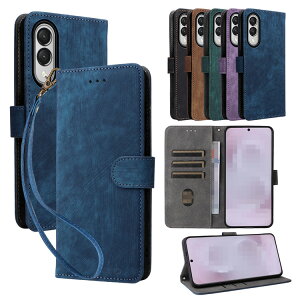 Galaxy S25 Edge �P�[�X �蒠�^ �J�o�[ PU���U�[ �蒠�^PU���U�[�P�[�X �X�^���h�@�\ �J�[�h���[ �R �X�g���b�v�t�� Samsung �T���X�� �M�����N�V�[ S25 Edge �A���h���C�h �������� ������� �X�}�z �X