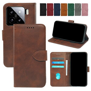 Xiaomi 15 �P�[�X 15 Pro �P�[�X �蒠�^ �J�o�[ �蒠�^PU���U�[�P�[�X �X�^���h�@�\ �X�g���b�v�� �֗��ȃJ�[�h���[�t�� ���� �V���I�~ 15/15 �v�� �������� ������� �X�}�[�g�t�H��/�X�}�z�P�[�X/