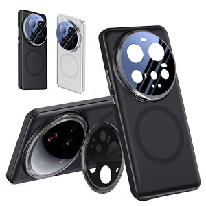 Xiaomi 15 Ultra �P�[�X �ϏՌ� �J�o�[ Qi�[�d ���C�����X�[�d �Ή� �}�O�l�b�g���ԍڃz���_�Ή� �����Y�ی� �X�^���h�@�\ ���� �V���I�~ 15 �E���g�� �������� ������� �X�}�z�P�[�X �X�}�z�J�o
