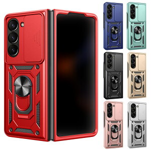 Galaxy Z Fold7 �P�[�X �J�o�[ �܂肽���݌^ �}�O�l�b�g���ԍڃz���_�Ή� �X���C�h���J���������Y�J�o�[�t�� �����Y�ی� �X�^���h�@�\ �����O�t�� Samsung �T���X�� �M�����N�V�[ Z �t�H�[���h7 ��