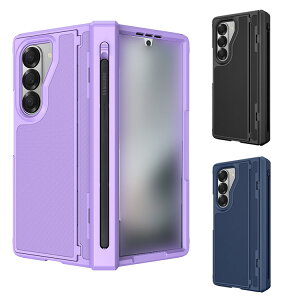 Galaxy Z Fold7 P[X Jo[ ܂肽݌^ vX`bN n[hP[X Yی X^h@\ [X^ht y[ yz_[t Samsung TX MNV[ Z tH[h7 ی