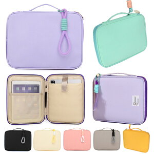 LAVIE Direct N14 ケース 14インチ カバー かわいい 手提げかばん キャンバス調 撥水 ストラップ付き かばん型 バッグ型 ポケット付き セカンドバッグ型 ファスナー付き ノートPC パソコンバッグ