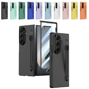 Galaxy Z Fold7 �N���A �P�[�X �J�o�[ �܂肽���݌^ �N���A ���� �����K���X�t�B�����t�� �����K���X+�v���X�`�b�N �O�ʋ����K���X �n�[�h�P�[�X �y�����[ �V���v�� ���� ������ Samsung �T���X