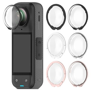 Insta360 X5 レンズガード プラスチック 1セット 合計2枚入 カメラ保護 カメラカバー レンズカバー インスタ360 X5 360度アクションカメラ おすすめ おしゃれ