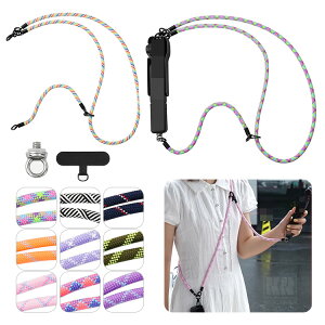 Osmo Pocket 3 / 4 ショルダーストラップ 肩掛け ネックストラップ 落下防止 三脚穴利用 1/4インチ対応 ストラップ紐 ランヤード付き クイックリリースバックル付き ネックストラップ DJI ディー