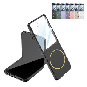 Galaxy Z Flip7 P[X /Jo[ ܂肽݌^ vX`bN n[hP[X Xgbv Qi[d CX[d Ή   LxȃJo Samsung TX MNV[ Z tbv7 ی