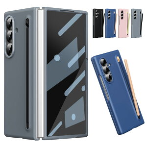 Galaxy Z Fold7 �P�[�X �J�o�[ �܂肽���݌^ �����K���X�t�B�����t�� �����K���X+�v���X�`�b�N �y�����[ �^�b�`�y���t�� �O�ʋ����K���X �n�[�h�P�[�X �V���v�� ���� ������ Samsung �T���X�� �M