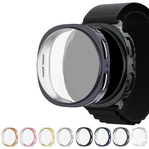 Galaxy Watch 8 Classic P[X Jo[ bL / NA tی tB یP[X/Jo[ Samsung TX MNV[EHb`8NVbN 46mm TPU ϏՌP[X/Jo[ \tgP[X