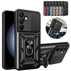 Galaxy A36 5G �P�[�X �ϏՌ� �J�o�[ �X���C�h���J���������Y�J�o�[�t�� �����Y�ی� ��̌^�����O�t�� �X�^���h�@�\ �}�O�l�b�g���ԍڃz���_�[�Ή� 2�d�\ �X�g���b�v�� ������ Samsung �T���X�� 