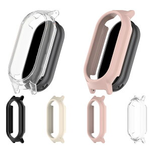 Smart Band 10 ケース 耐衝撃 カバーかわいい/エレガント 保護ケース/カバー Xiaomi シャオミ スマート バンド10 Standard Edition 通常版 / Ceramic Edition セラミック版 耐衝撃ケース/カバー 単色/クリア ハ