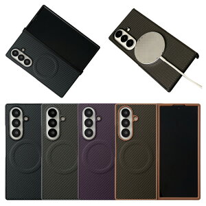 Galaxy Z Fold7 P[X Jo[ ܂肽݌^ J[{ PUU[ wʃP[X Qi[d CX[d Ή }Olbgz Vv Samsung TX MNV[ Z tH[h7 یP[X