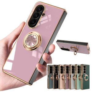 Galaxy Z Fold7 P[X Jo[ ܂肽݌^ bL TPU\tgP[X ̌^Ot X^h@\ Vv   Samsung TX MNV[ Z tH[h7 یP[X