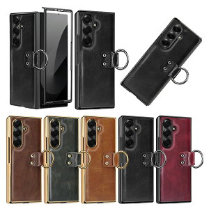 Galaxy Z Fold7 P[X Jo[ ܂肽݌^ KXtBt PUU[ wʃP[X OʋKX n[hP[X Ot Vv Samsung TX MNV[ Z tH[h7 یP