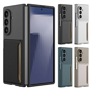 Galaxy Z Fold7 P[X Jo[ ܂肽݌^ PUU[ wʃP[X n[hP[X J[h[ Vv Samsung TX MNV[ Z tH[h7 یP[X