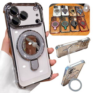 iPhone17 P[X NA Jo[ 17 Air/17 Pro/17 Pro Max Jی삠  bL ϏՌP[X ~[t ̌^Ot X^h@\ p ی R[i[op[ Apple ACtH17/17GA/17v