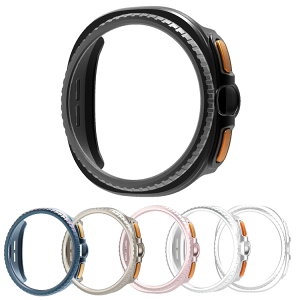 Galaxy Watch Ultra 2025 Ultra1 / Ultra2 P[X Jo[ x[O + یP[X vX`bN x[O t[ MNV[EHb` Eg 1/2 47mm ϏՌP[X/Jo[