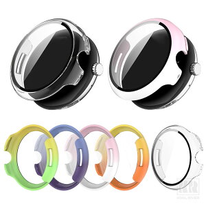 Pixel Watch4 P[X ϏՌ Jo[ Pixel Watch 4 41mm / 45mm KX KXtBt Sʕی tیP[X Google O[OsNZ EHb`4 41mm / 45mm Of[V PF/NA tB