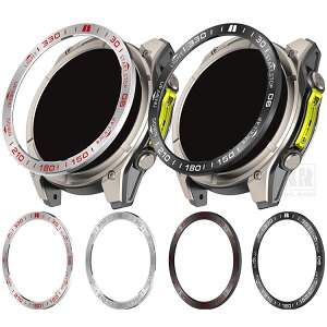 Garmin Quatix 8 �x�[�������O Quatix8 47mm 51mm �ی�J�o�[ �x�[�������O�t���[�� �X�e�����X ��t�ȒP �S���� GARMIN �K�[�~�� �N�A�e�B�N�X8 �A���[���h