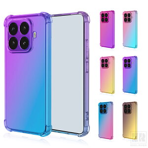 Xiaomi 15T �P�[�X �N���A 15T Pro �ϏՌ� �J�o�[ �N���A ���� TPU �\�t�g�P�[�X �O���f�[�V���� �X�g���b�v�� �p �ی� �R�[�i�[�o���p�[ �V���v�� ������ ���킢�� �ی�P�[�X ���� �V���I�~ 15T/15T 