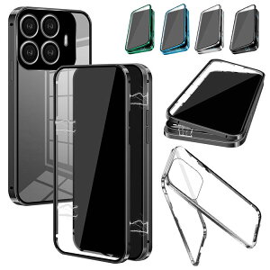 Xiaomi 15T �P�[�X 15T Pro �A���~ �o���p�[ �J�o�[ �O�㋭���K���X �}�O�l�b�g������ ���b�N�t�� ������ ���������� �A���~�o���p�[ �N���A ���� ���� �}�O�l�b�g�Œ� �S�ʕی� ���� �V���I�~ 15T/