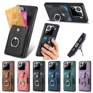 Xiaomi 15T �P�[�X 15T Pro �J�o�[ �����O�t�� �X�^���h�@�\ �J�[�h���[ TPU+PU���U�[ �w�ʃP�[�X �X�g���b�v�� ���킢�� ���f�B�[�X ���� �V���I�~ 15T/15T �v�� ������� �������� �V���I�~�[