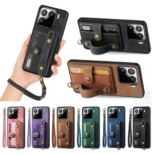 Xiaomi 15T �P�[�X 15T Pro �J�o�[ �����h�~�x���g �X�}�z�x���g �Ў葀�� ����� �X�^���h�@�\ �J�[�h���[ �X�g���b�v�t�� TPU+PU���U�[ �w�ʃP�[�X �X�g���b�v�� ���킢�� ���f�B�[�X ���� �V���I