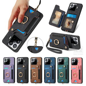 Xiaomi 15T �P�[�X 15T Pro �J�o�[ �����O�t�� �X�^���h�@�\ �J�[�h���[ �X�g���b�v�t�� TPU+PU���U�[ �w�ʃP�[�X �X�g���b�v�� ���킢�� ���f�B�[�X ���� �V���I�~ 15T/15T �v�� ������� �������� �V