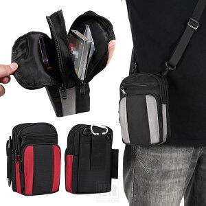 SHANLING M7T 収納バッグ ポータブルオーディオプレーヤーケース ウエストポーチ ショルダーバッグ ショルダーストラップ付き カラビナ付き 肩掛け かばん おすすめ 斜め掛け 収納ポーチ 女子