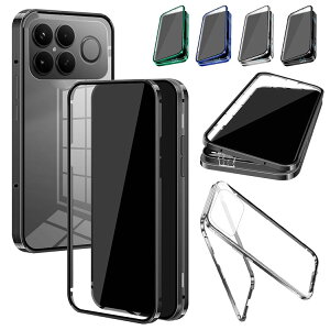 POCO F8 Pro �P�[�X F8 Ultra �A���~ �o���p�[ �J�o�[ �O�㋭���K���X �}�O�l�b�g������ ���b�N�t�� ������ ���������� �A���~�o���p�[ �N���A ���� ���� �}�O�l�b�g�Œ� �S�ʕی� ���� �V���I�~ PO