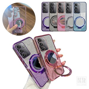 Galaxy S26 �P�[�X�N���A S26+/S26 Ultra�J�o�[ �N���A ���� ���b�L TPU �\�t�g�P�[�X �����^�X�}�z�����O�t�� �X�^���h�@�\ �~���[�t�� �O���f�[�V���� �O���b�^�[ ���炫�� �X�g���b�v�� Samsung �T