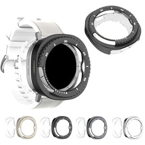 Galaxy Watch8 Classic 46mm �P�[�X �A���~�o���p�[ �v���X�`�b�N ��̌^ ���������� �S�ʕی� Samsung �M�����N�V�[�E�H�b�`8 �N���V�b�N �J�o�[