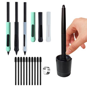 Wacom Pro Pen 3 / Pen 2 �O���b�v + �y���X�^���h + �ւ��c*10 + �ւ��c������ ACP50000DZ KP504E �t���A�O���b�v �V���R�� �W���c �c�����t�� �y������ �M���� �ւ��c���[ MovinkPad Pro 14 DTHA140L0Z Intuos Pro Cinti