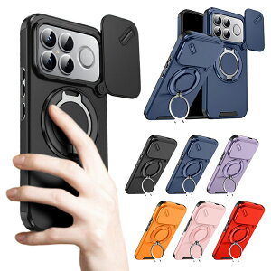 POCO F8 Pro �P�[�X F8 Ultra �ϏՌ� �J�o�[ �}�O�l�b�g���ԍڃz���_�Ή� �X���C�h���J���������Y�J�o�[�t�� �����Y�ی� �X�^���h�@�\ �����O�t�� 2�d�\�� ���� �V���I�~ POCO F8 �v�� / F8 �E���g�� 
