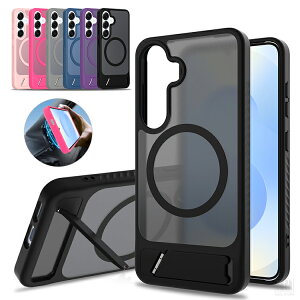 Galaxy S26 �P�[�X �ϏՌ� �J�o�[ �w�ʔ������}�b�g�d�l Qi�[�d ���C�����X�[�d�Ή� �}�O�l�b�g���ԍڃz���_�Ή� �X�^���h�@�\ ���ʊ���~�� �V���v�� �w�ʃP�[�X ������ S26+/S26 Ultra Samsung �T��